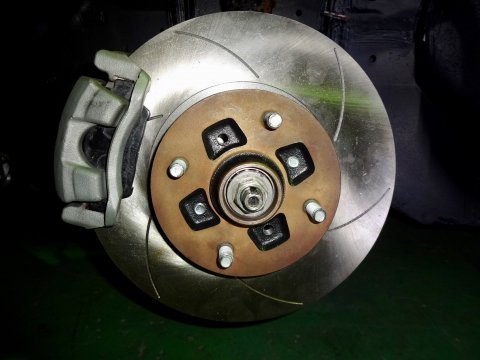 AE86用フロント大径ブレーキキット用294Φスリットディスクローター/AE86 dedicated disk rotor for front  reinforced brake kit large diameter 294Φ